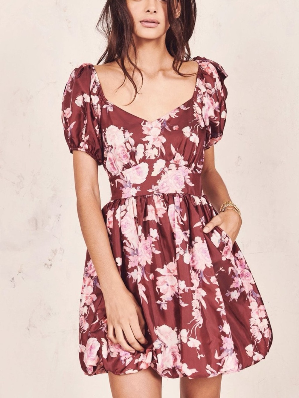 Love Shack Fancy Hansel Dress Red
